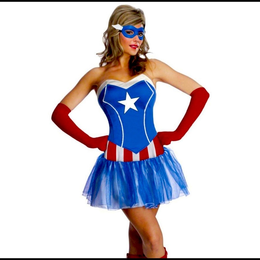 American Dream Captain America women’s SM costume